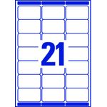 Avery L7160-100 Lsr Lbls Wht Pk2100