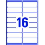 Avery Lsr Add Lbls Wht 16L/Sht Bx100