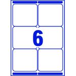 Avery Lsr Add Lbls Wht 6L/Sht Bx 250