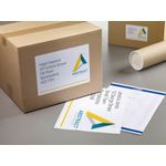 Avery Lsr Shp Lbls 1L/Sh Wht Bx100