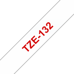 Brother Tze Tpe 12Mmx8M Red/Clr Tpe