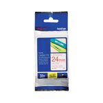 Brother Tze Tpe 24Mmx8M Red/Wht Tpe