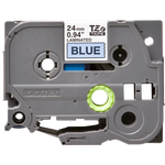 Brother Tze Tpe 24Mmx8M Blk/Blue Tpe