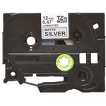 Brother Tze Tpe 12Mmx8M Blk/Slv Tpe