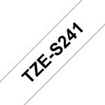 Brother Tze Tpe 18Mmx8M Blk/Wht Tpe