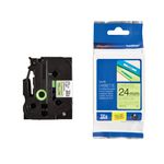 Brother Tze Tpe 24Mmx8M Blk/Ylw Tpe