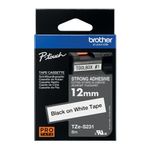 Brother Tze Tpe 12Mmx8M Blk/Wht Tpe