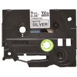 Brother Tze Tpe 9Mmx8M Blk/Matte Slv