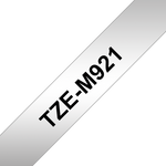 Brother Tze Tpe 9Mmx8M Blk/Matte Slv