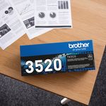 Brother Tn-3520 Toner Cart Uhy Black