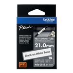 Brother Hse Tube Tpe 21.0Mm Blk/Wht