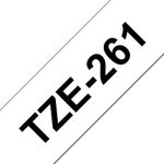 Brother Tze Tpe 36Mmx8M Blk/Wht Tpe