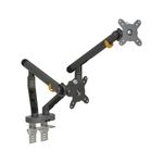 Be Flexible Dual Monitor Arm Dgrey