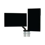 Be Flexible Dual Monitor Arm Dgrey