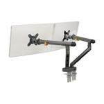 Be Flexible Dual Monitor Arm Dgrey