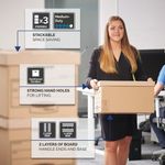 Earth Series Storage Box Brown Pk10