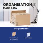 Earth Series Storage Box Brown Pk10