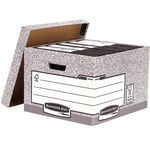 Bankers Box Stor Box Large Grey Pk10