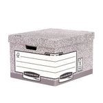 Bankers Box Stor Box Large Grey Pk10