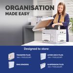Bankers Box Stor Box Large Grey Pk10