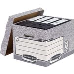 Bankers Box Stor Box Large Grey Pk10