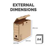 Earth Series Tfr File A4 Brown Pk20