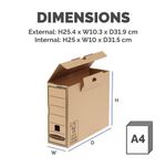 Earth Series Tfr File A4 Brown Pk20