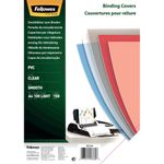 Fellowes Clr Pvc Covers 150Mi Pk100