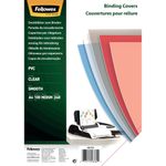 Fellowes Clr Pvc Covers 240Mi Pk100