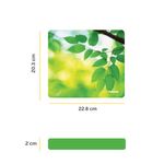 Fellowes Rcyc Mouse Mat Leaf Print