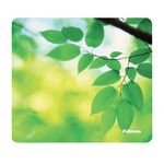 Fellowes Rcyc Mouse Mat Leaf Print