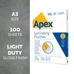 Apex A3 Ldut Laminating Pouch Pk100