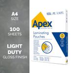 Apex A4 Ldut Laminating Pouch Pk100