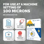 Fellowes Apex A4 Lamg Pouch Pk100