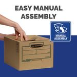 Earth Series Storage Box Brown Pk10