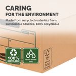 Earth Series Storage Box Brown Pk10