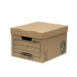 Earth Series Storage Box Brown Pk10