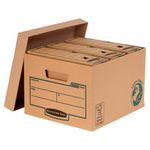 Earth Series Storage Box Brown Pk10
