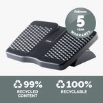 Fellowes Refresh Footrest Black
