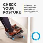 Fellowes Energizer Footrest Black