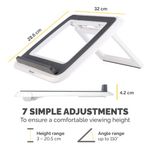 I-Spire Series Laptop Quick Lift Wht