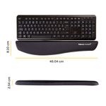 Plush Touch Keyboard Wrist Supp Blk