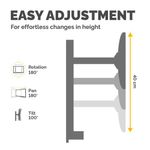 Fellowes Lotus Single Monitor Arm