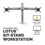 Fellowes Lotus Dual Monitor Arm