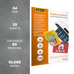 Admire Easymove Lamg Pouch A4 Pk25