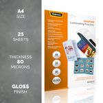 Admire Easyfold Lamg Pouch A4 Pk25