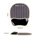 Fellowes Gel Mouse Mat Wrist Support