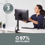 Fellowes Reflex Single Monitor Arm