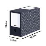 Bankers Box Tfr File Blue/Grey Pk5