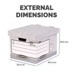 Bankers Box Stor Box Std Grey Pk10